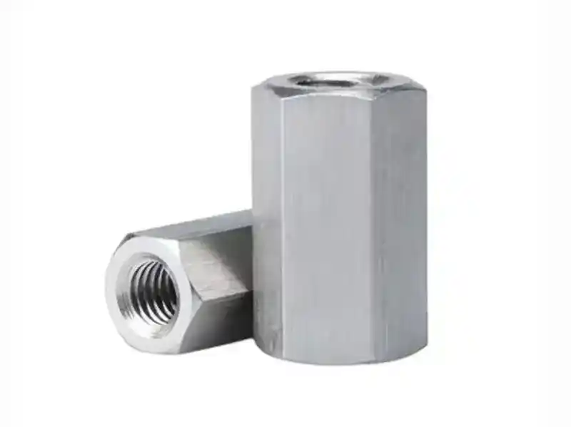 Conas a réitíonn Long Hex Coupling Nut Slat Snáithithe Cruach Carbóin Snáth Ceangailte Trioblóidí síneadh fad slat snáithithe?