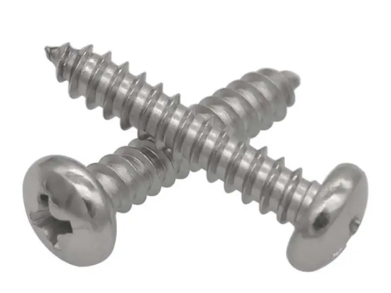 Cad a Úsáidtear DIN7981 Phillips Pan Head Self Tapping Scriúnna?