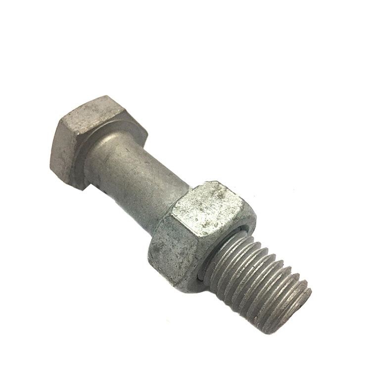 Cruach Carbóin A325 A490 Hot Diop Galvanized Heavy Bolt