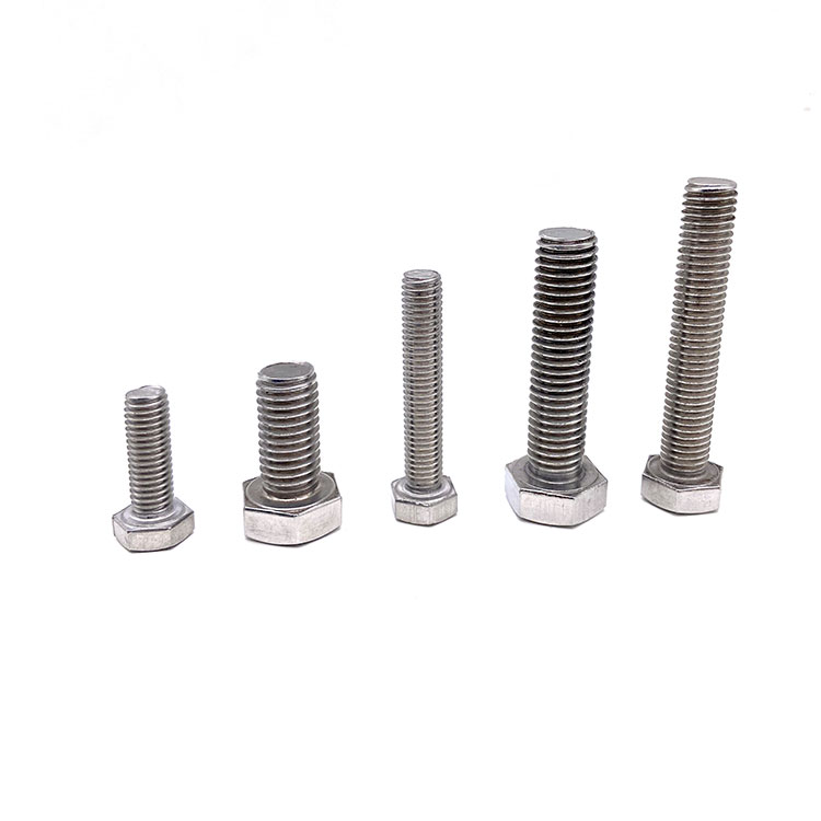 DIN933 M5 M10 M12 M8 A2-70 Cruach Dhosmálta Heics Bolts